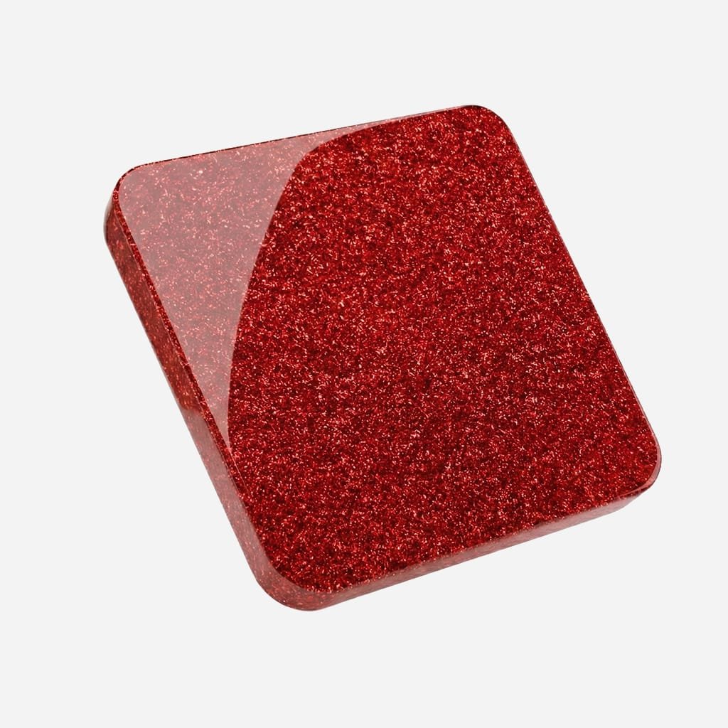 Metacrilato Purpurina - Rojo