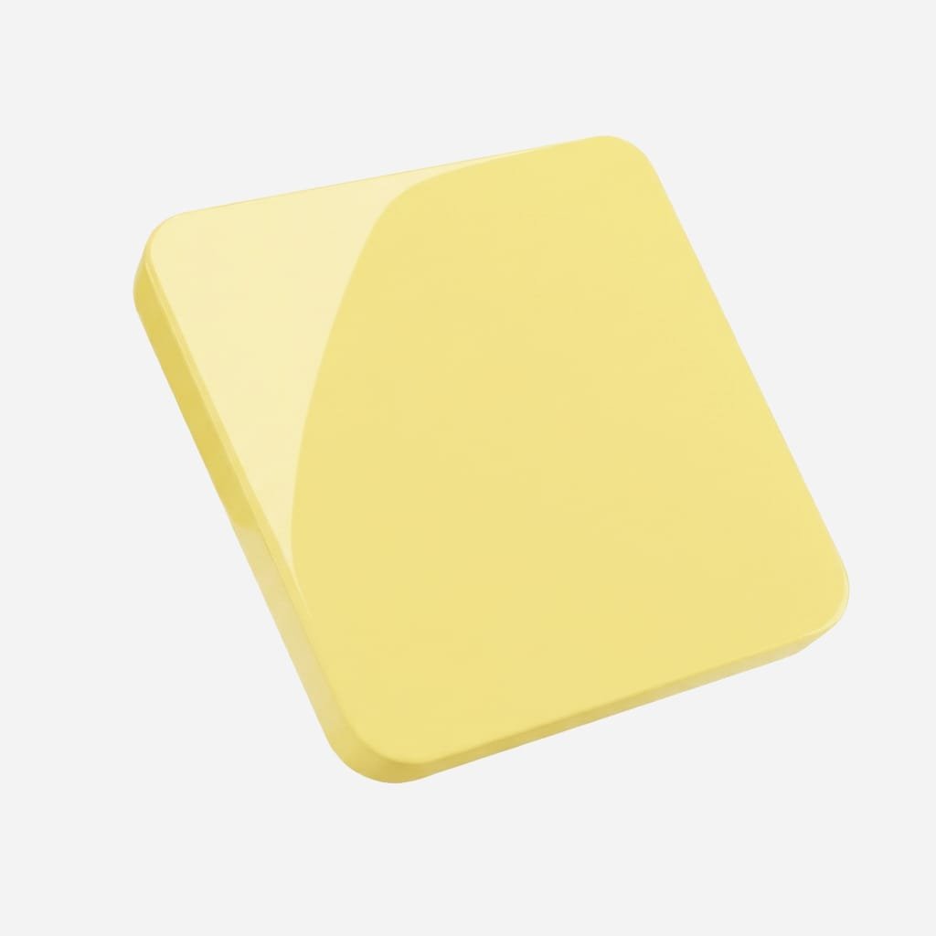 Metacrilato Pastel - Amarillo Plátano